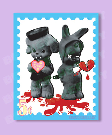 Squeaky Lovers Print