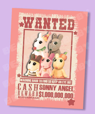 Wanted Robbies Print