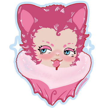 Vampy Cat Sticker