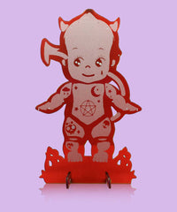 Red Devil Baby Kewpie Jewelry Display